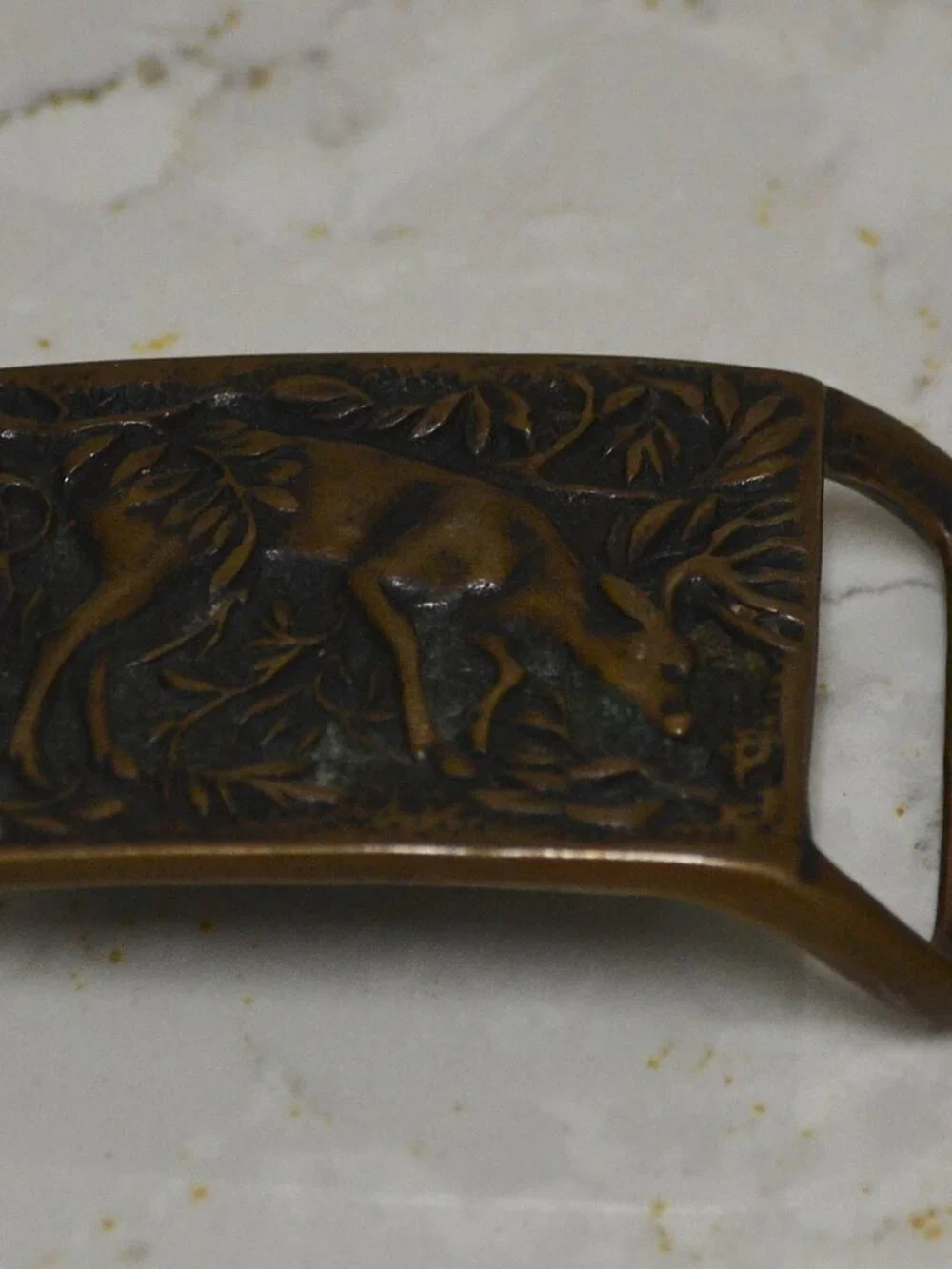 Tech Ether Guild Belt Buckle Whitetail Buck Deer